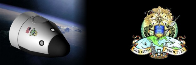 Blue Origin's crew capsul in space